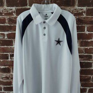 Large Cowboys / Long Sleeve Polo Shirt